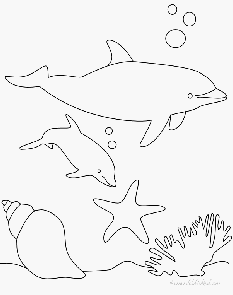 dessins de dauphins